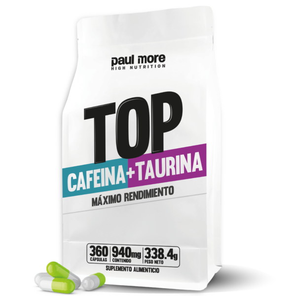 Cafeína + Taurina 360 cápsulas