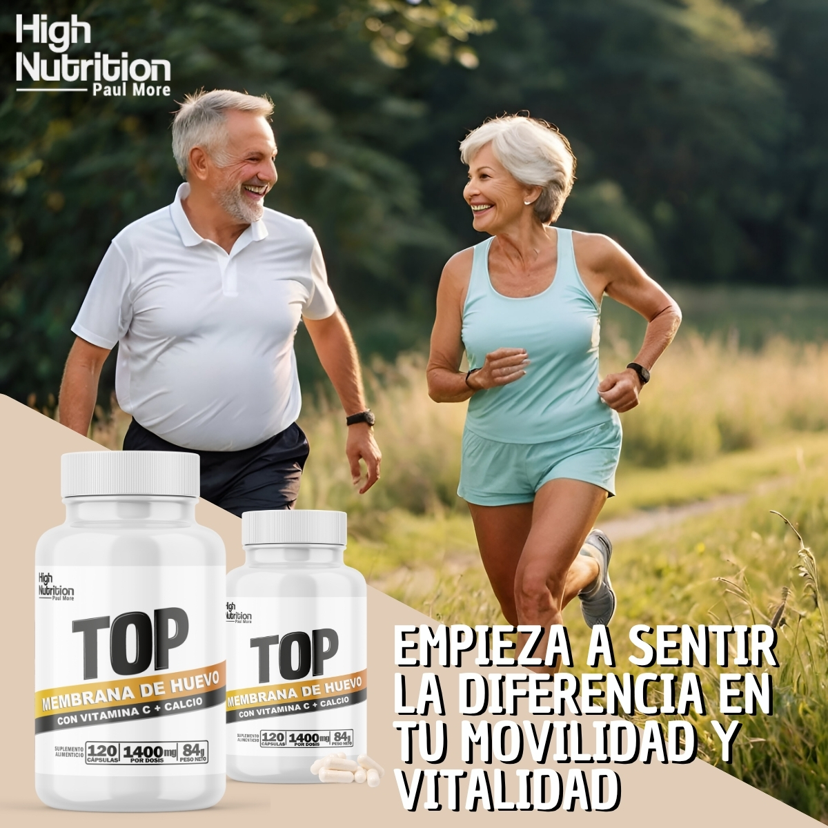Membrana De Huevo + Calcio 120caps - Paul More - Imagen 7